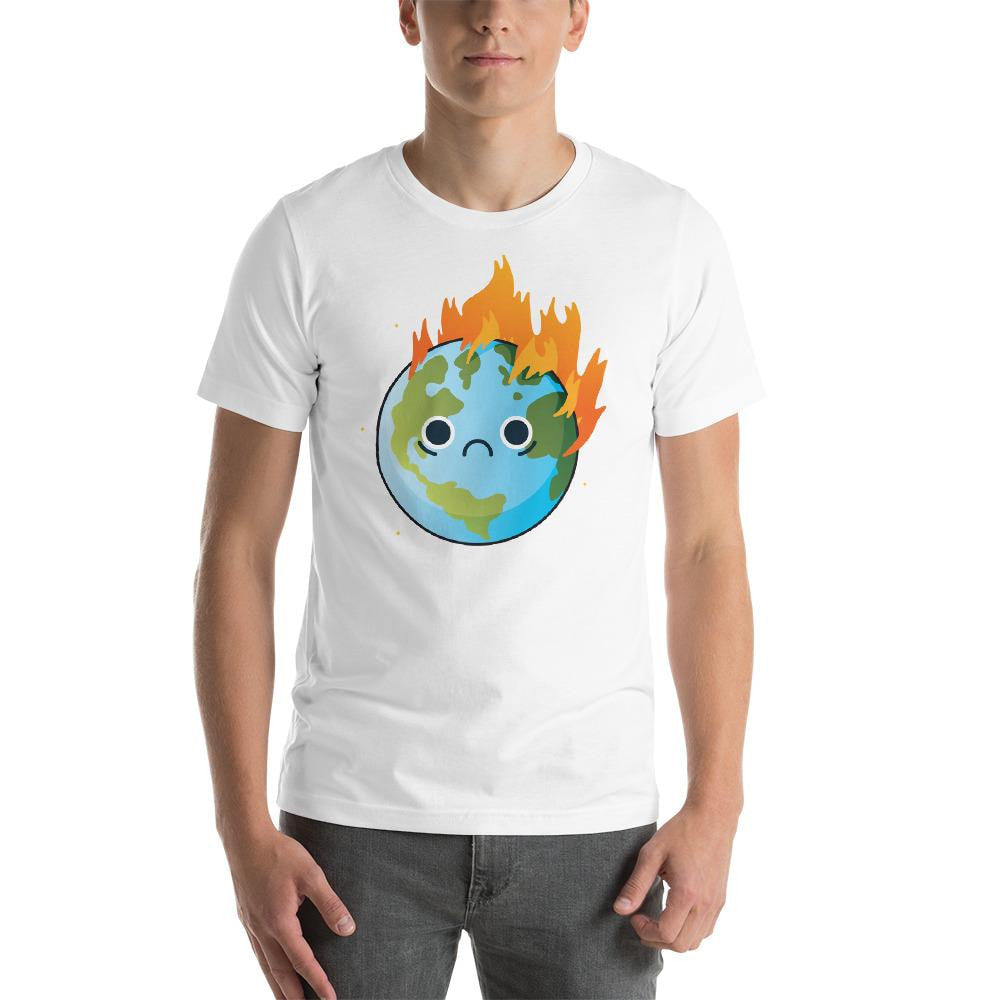 Burning Sad Earth Half Sleeve T-Shirt