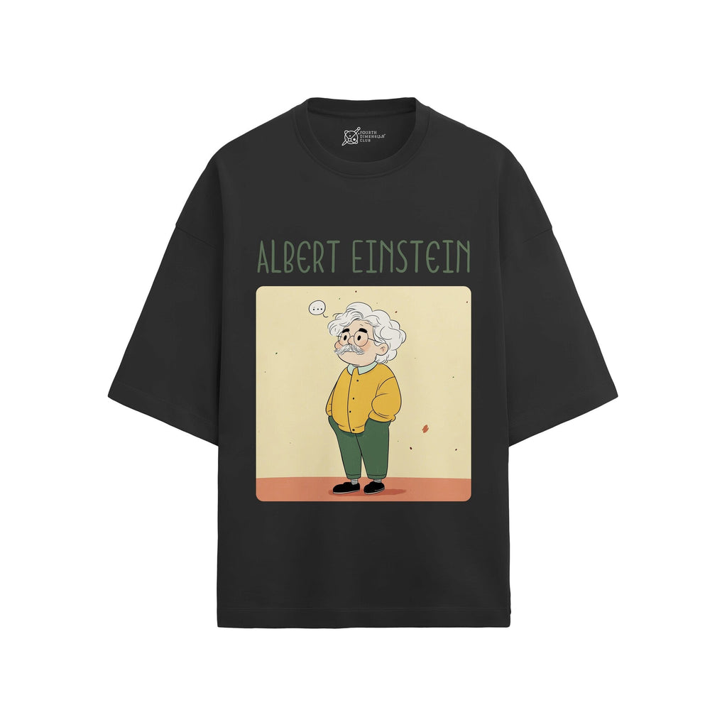 Albert Einstein Oversized French Terry T-Shirt