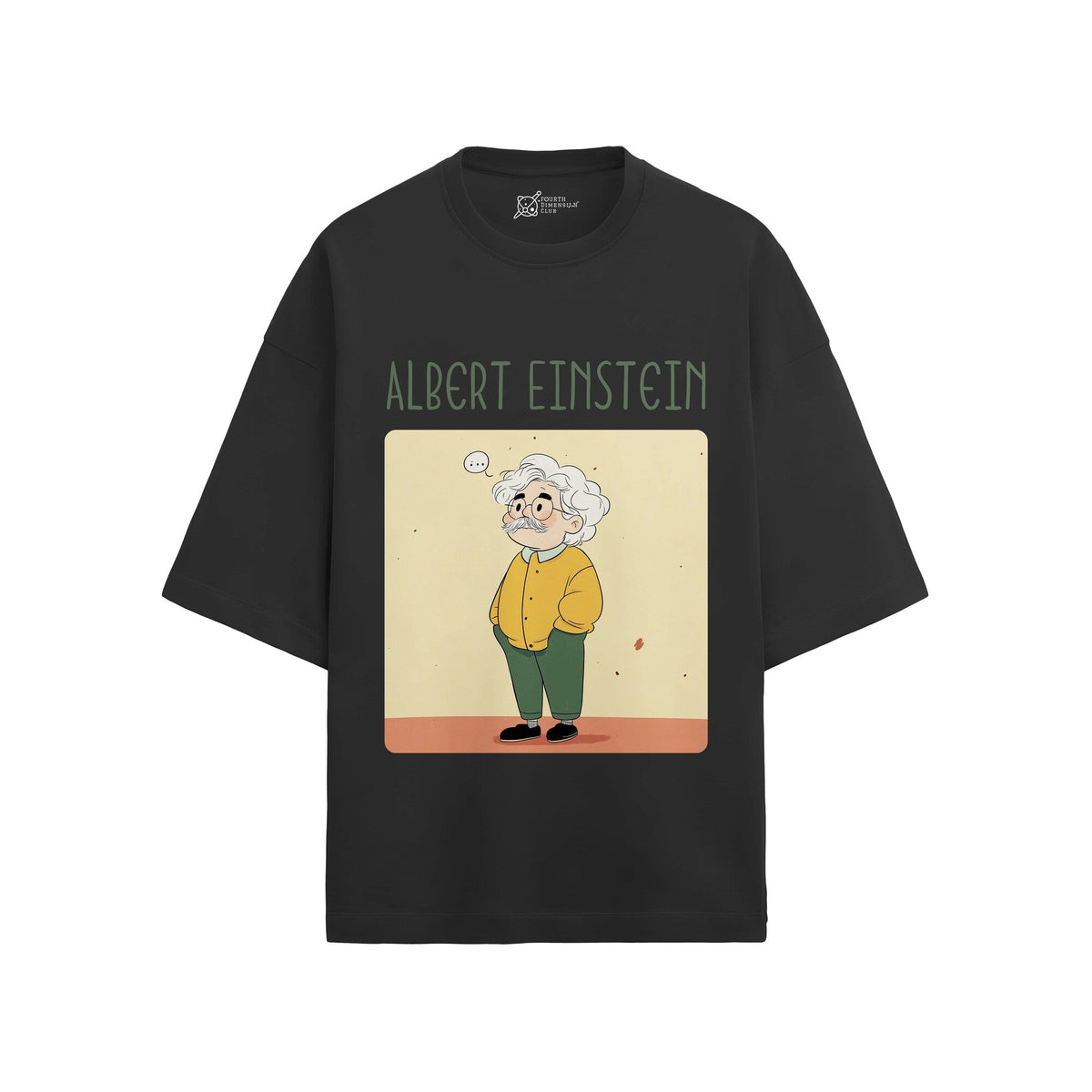 Albert Einstein Oversized French Terry T-Shirt