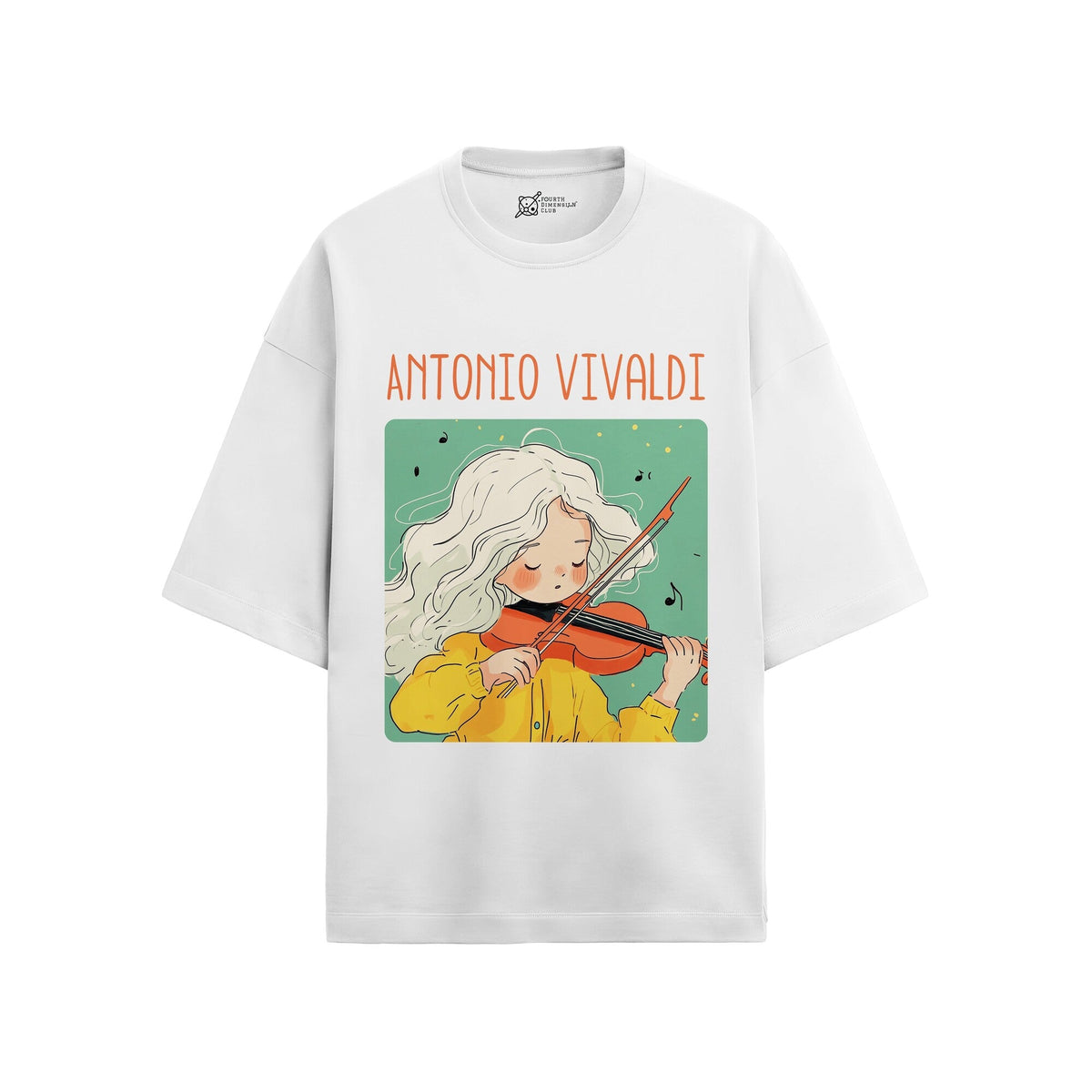 Antonio Vivaldi Oversized French Terry T-Shirt