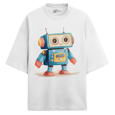 Beep Oversized French Terry T-Shirt #Adorabots