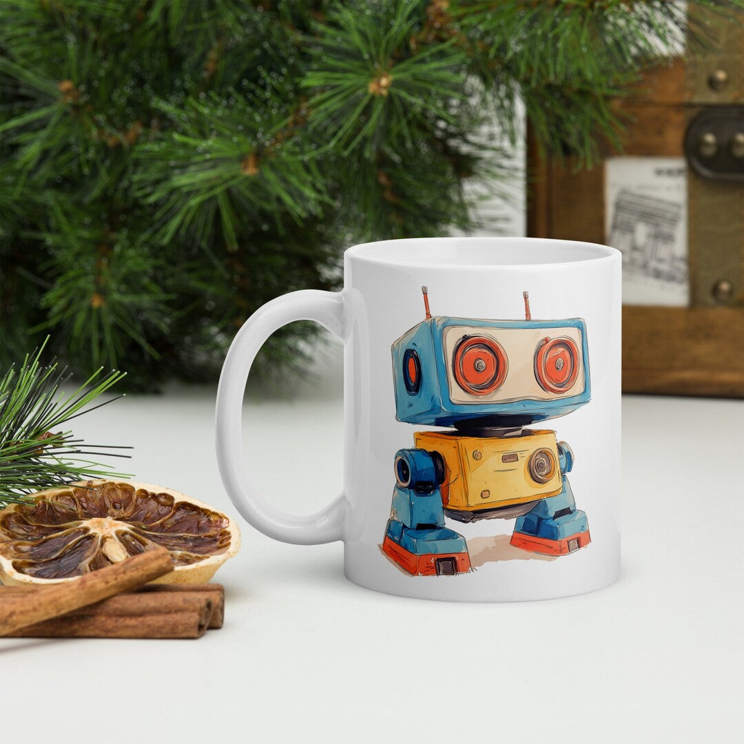 Blinky Coffee Mug — front view