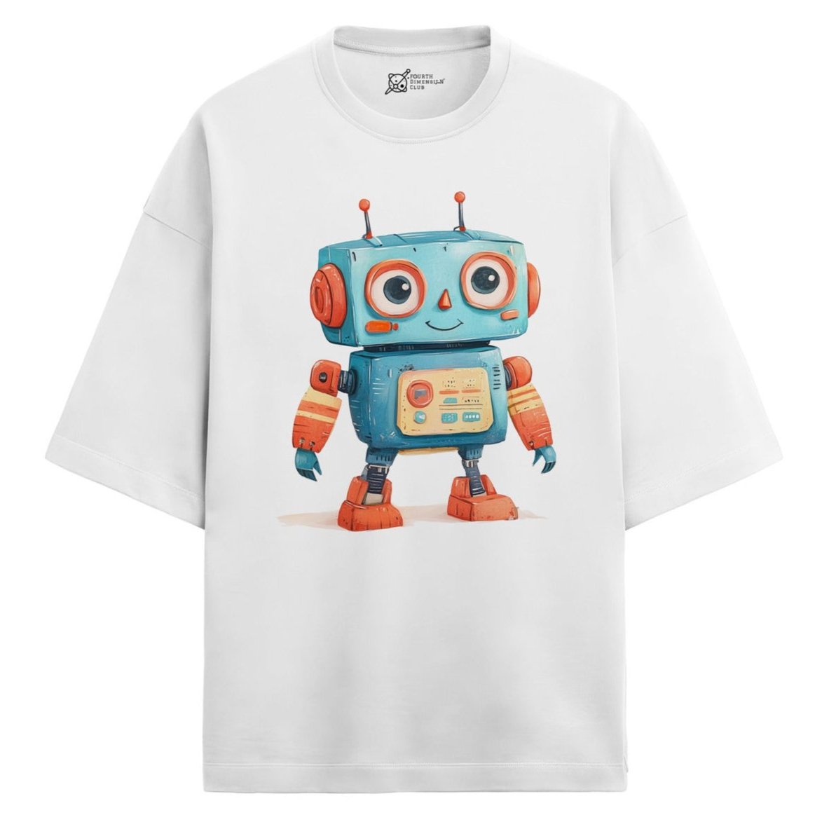 Chipper Oversized French Terry T-Shirt #Adorabots