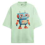 Chipper Oversized French Terry T-Shirt — jade