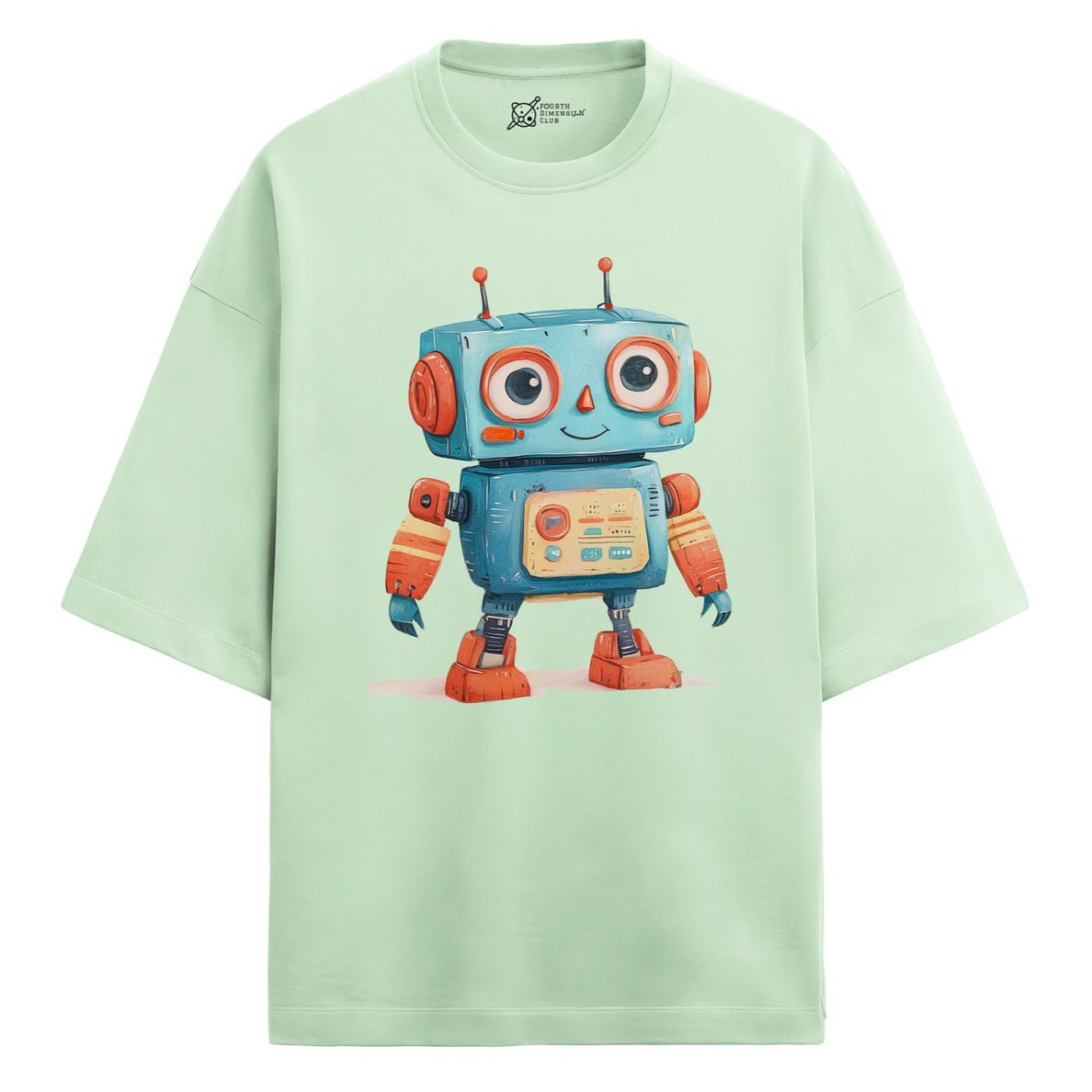 Chipper Oversized French Terry T-Shirt — jade