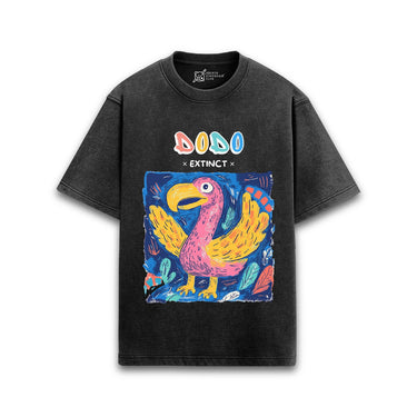 Dodo Acid Wash Oversized T-Shirt #AncientArchives