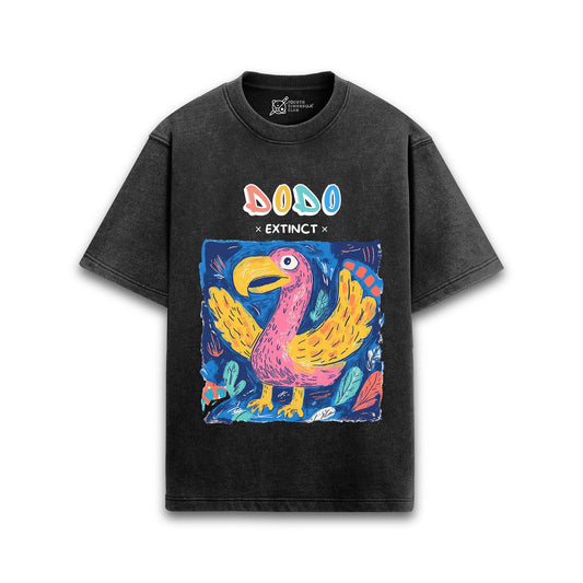 Dodo Acid Wash Oversized T-Shirt #AncientArchives