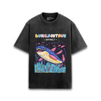 Dunkleosteus Acid Wash Oversized T-Shirt