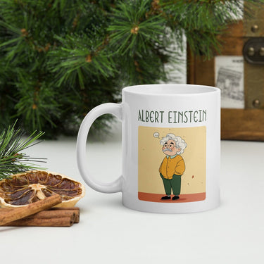 Albert Einstein Coffee Mug #GeniusDoodles