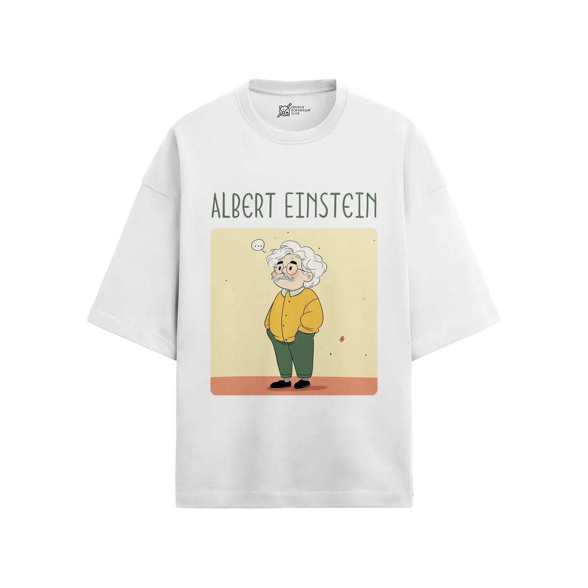 Albert Einstein Oversized French Terry T-Shirt