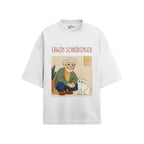 Erwin Schrödinger Oversized French Terry T-Shirt
