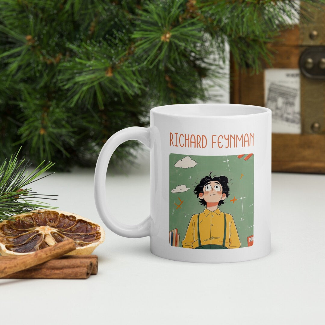 Richard Feynman Coffee Mug — front view