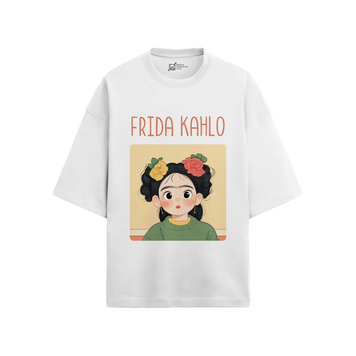 Frida Kahlo Oversized French Terry T-Shirt