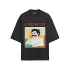 Friedrich Nietzsche Oversized French Terry T-Shirt