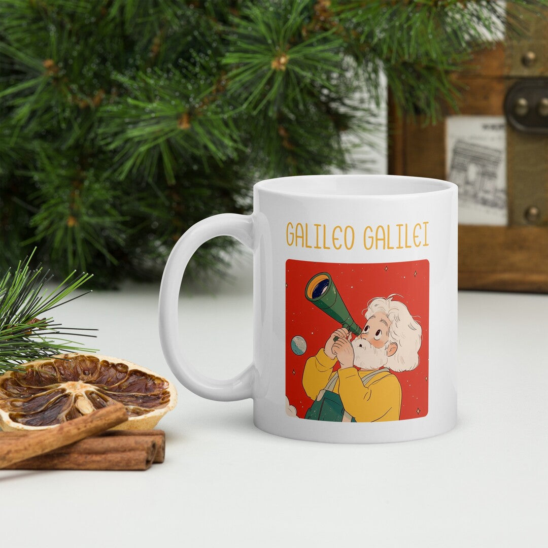 Galileo Galilei Coffee Mug — front view