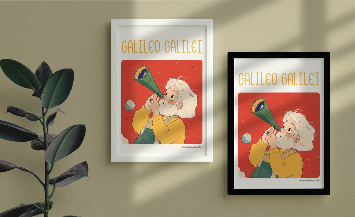 Galileo Galilei Framed Poster — front view