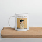 Werner Heisenberg Coffee Mug — back view