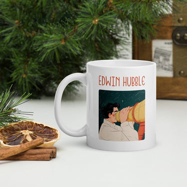 Edwin Hubble Coffee Mug #GeniusDoodles