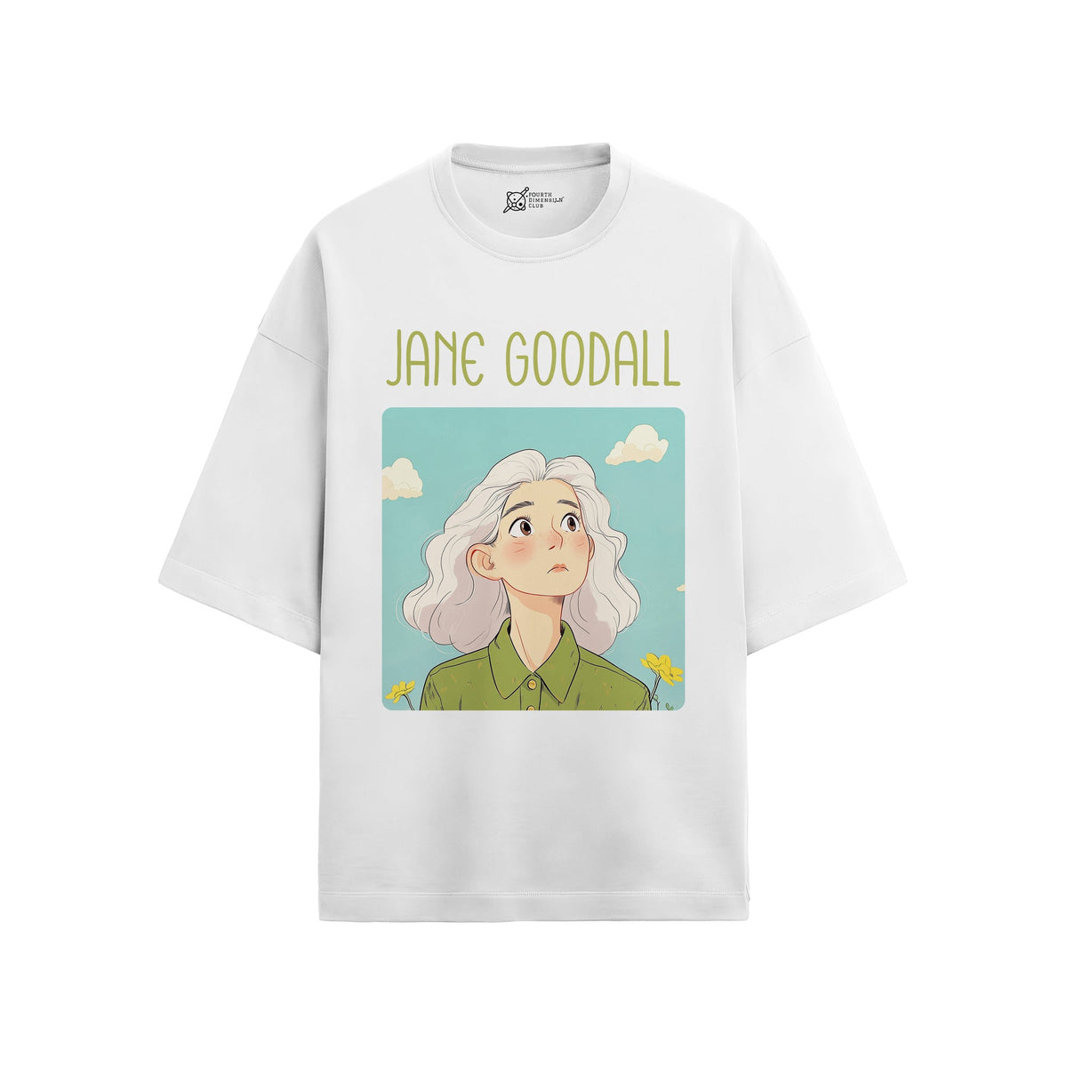 Jane Goodall Oversized French Terry T-Shirt