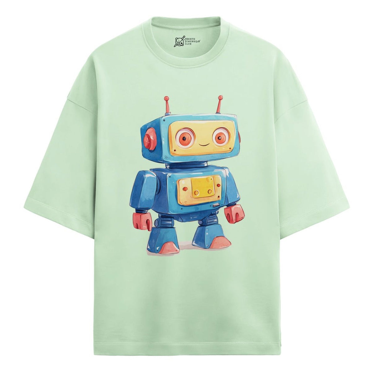 Jolly Oversized French Terry T-Shirt — jade