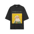 Leonardo da Vinci Oversized French Terry T-Shirt