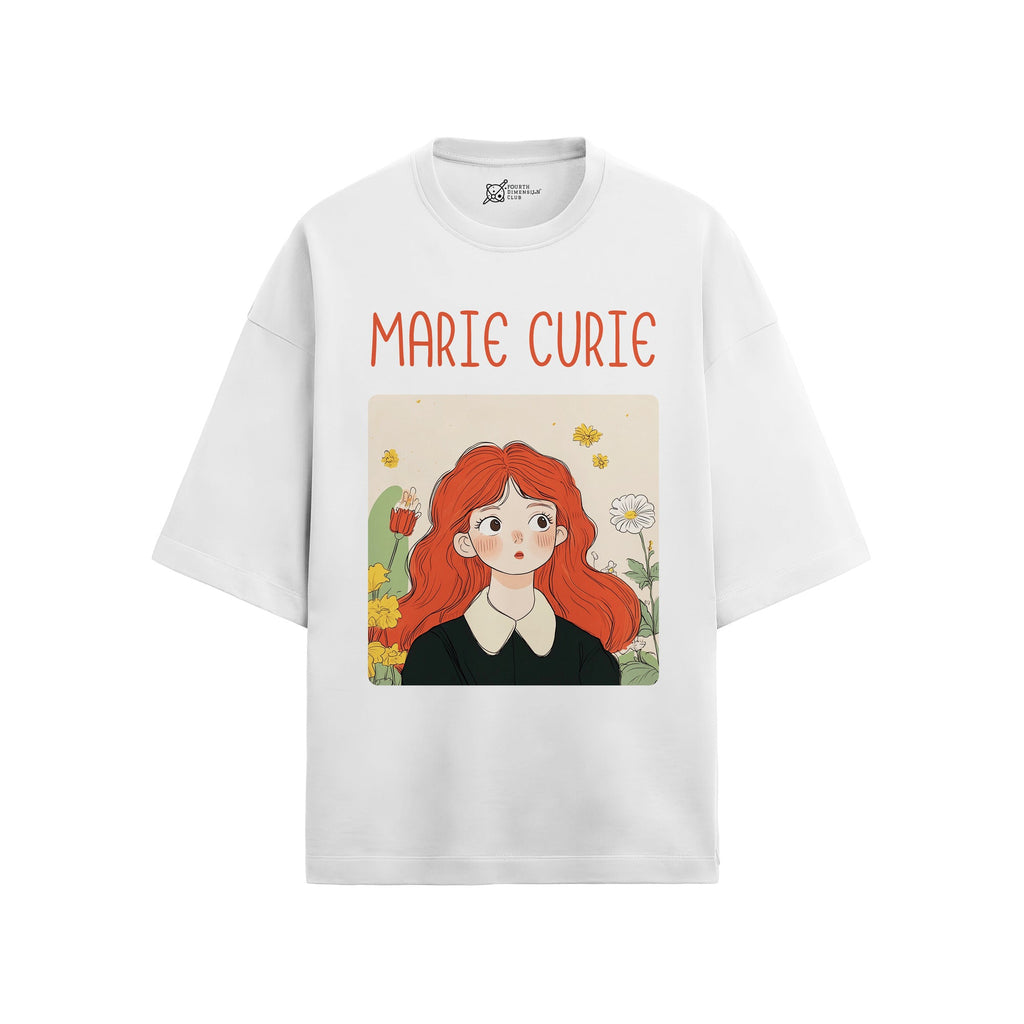Marie Curie Oversized French Terry T-Shirt