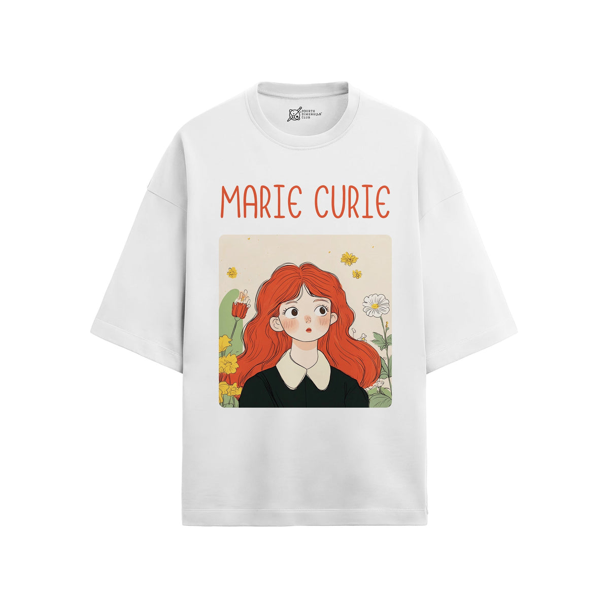 Marie Curie Oversized French Terry T-Shirt