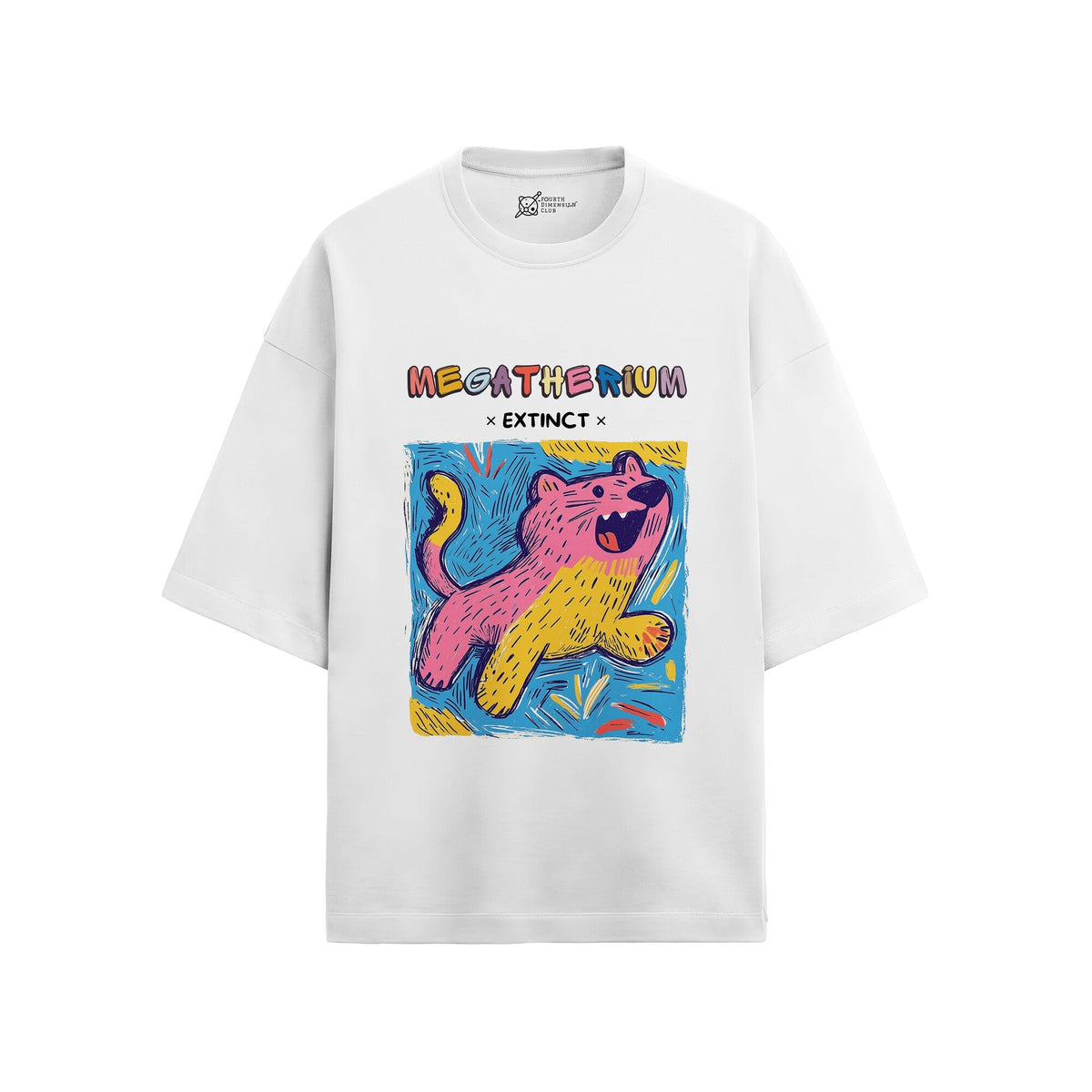 Megatherium Oversized French Terry T-Shirt
