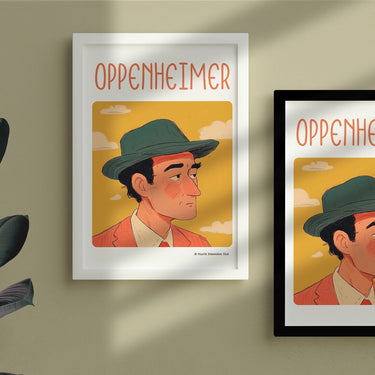 J. Robert Oppenheimer Framed Poster #GeniusDoodles