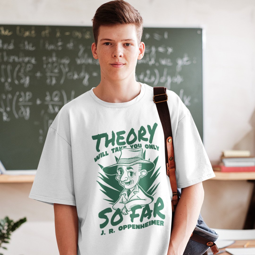 Oppenheimer Unisex Oversized T-Shirt — White