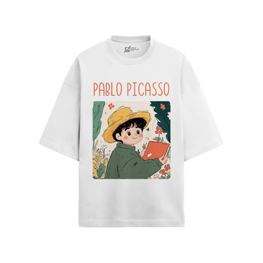 Pablo Picasso Oversized French Terry T-Shirt #GeniusDoodles