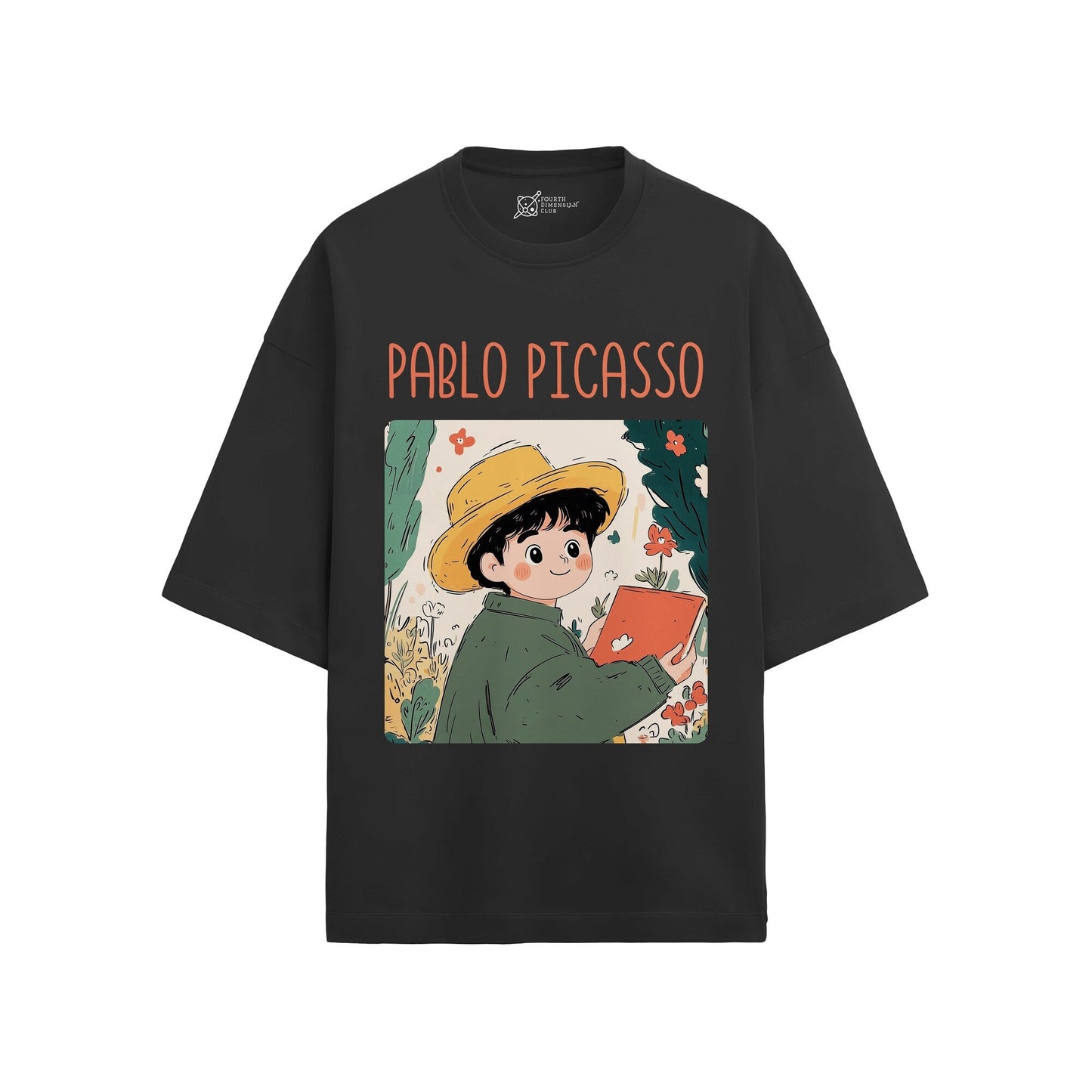 Pablo Picasso Oversized French Terry T-Shirt #GeniusDoodles