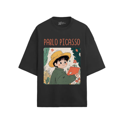 Pablo Picasso Oversized French Terry T-Shirt #GeniusDoodles