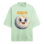 Pluto Oversized French Terry T-Shirt — jade