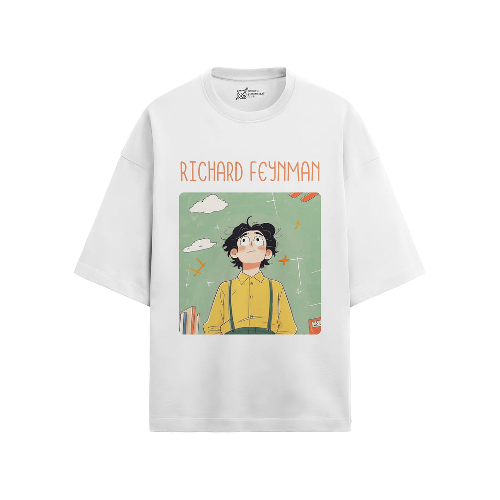Richard Feynman Oversized French Terry T-Shirt