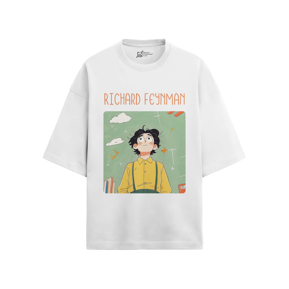 Richard Feynman Oversized French Terry T-Shirt