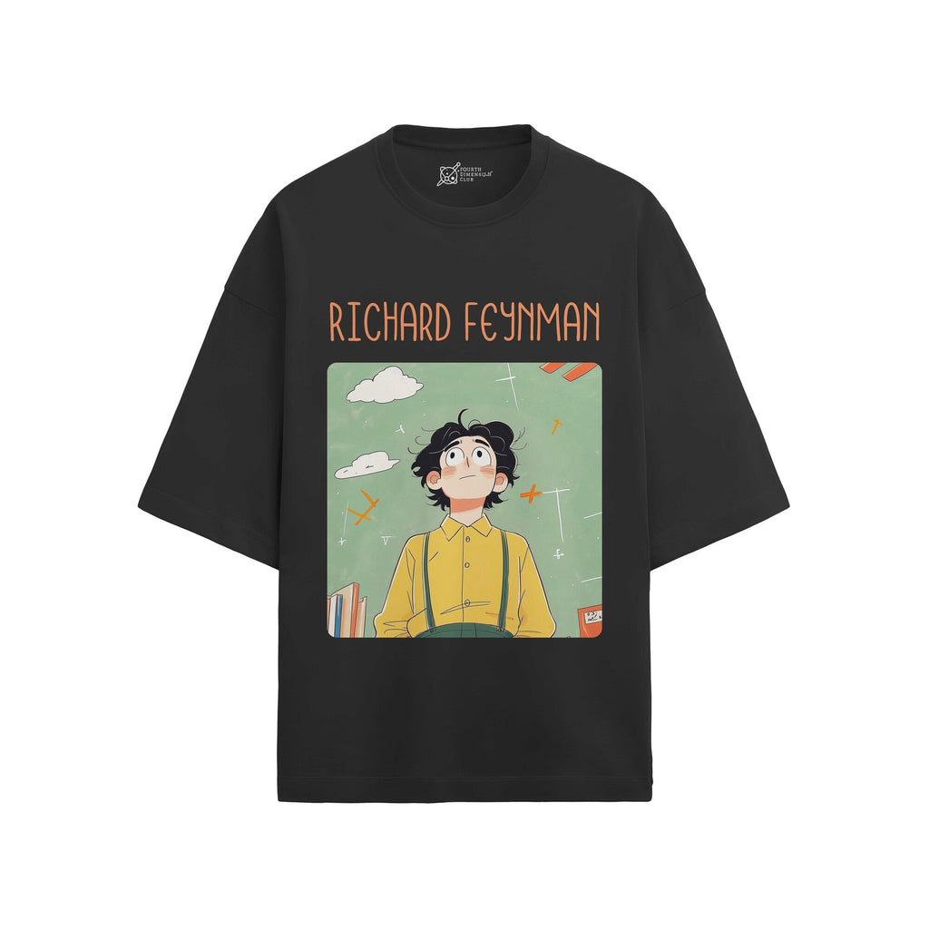 Richard Feynman Oversized French Terry T-Shirt