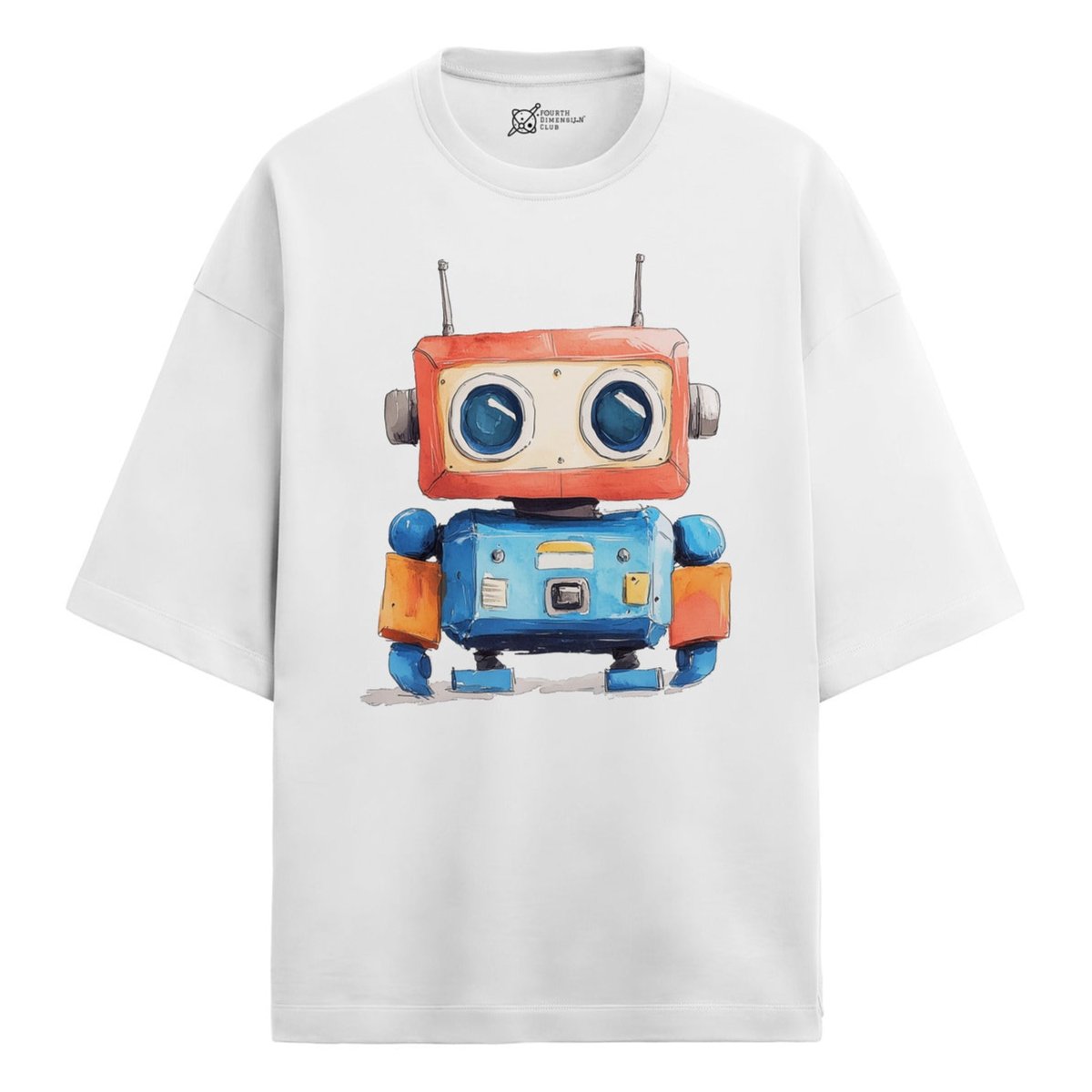 Rusty Oversized French Terry T-Shirt #Adorabots