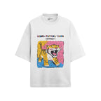 Saber-toothed Tiger Oversized French Terry T-Shirt