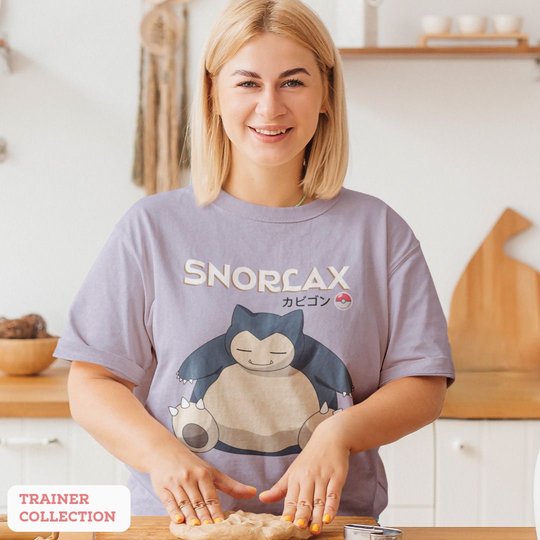 Snorlax Unisex Oversized T-Shirt #Pokémon #TrainerCollection