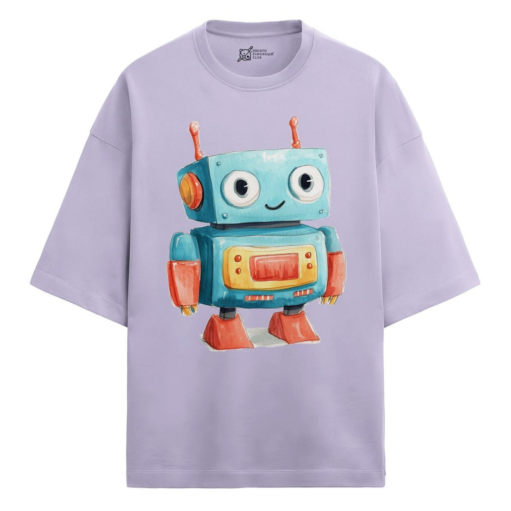 Sprocket Oversized French Terry T-Shirt — lavender