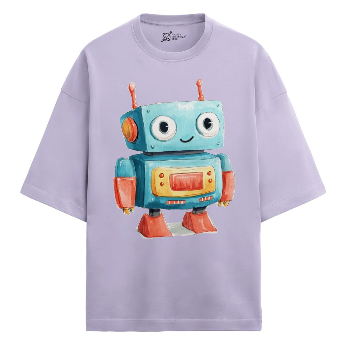 Sprocket Oversized French Terry T-Shirt — lavender
