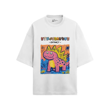 Stegosaurus Oversized French Terry T-Shirt #AncientArchives