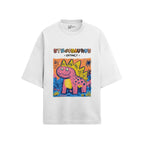 Stegosaurus Oversized French Terry T-Shirt