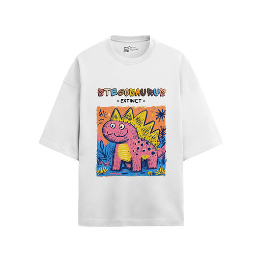Stegosaurus Oversized French Terry T-Shirt #AncientArchives