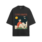 Stephen Hawking Oversized French Terry T-Shirt