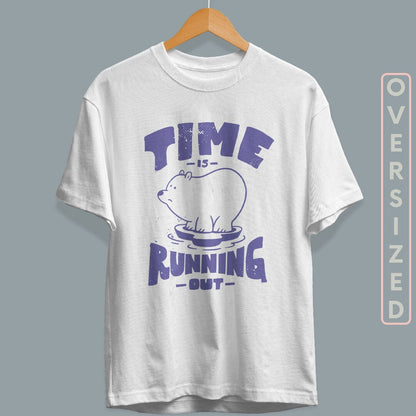 Time Running Out Unisex Oversized T-Shirt