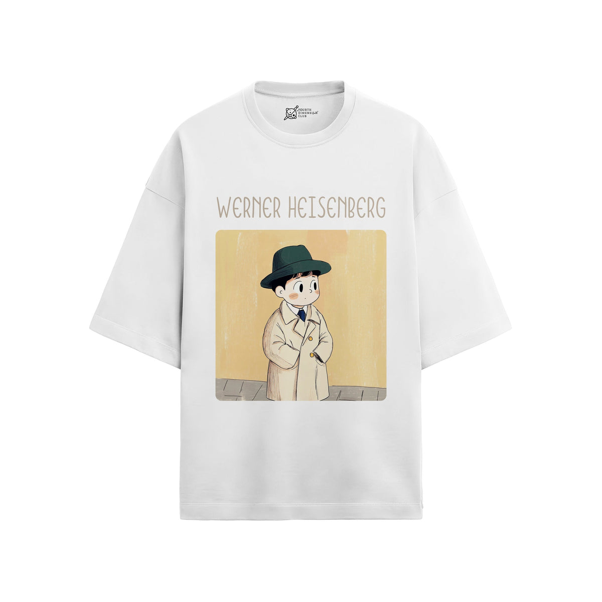 Werner Heisenberg Oversized French Terry T-Shirt