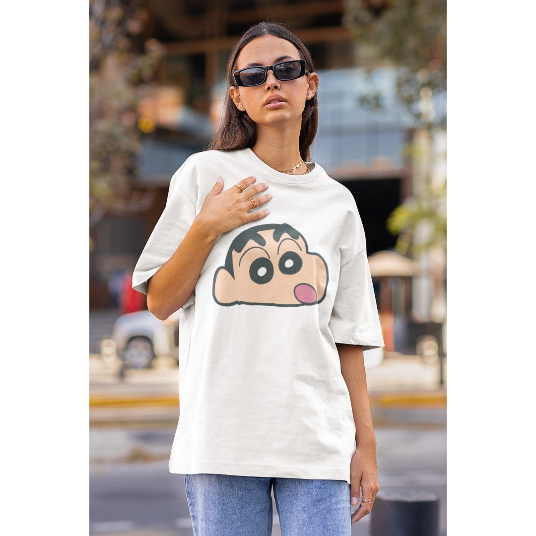 Woah Face Unisex Oversized T-Shirt #Shinchan