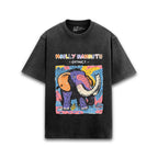 Woolly Mammoth Acid Wash Oversized T-Shirt